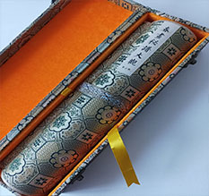 阿拉善左书画装裱案例